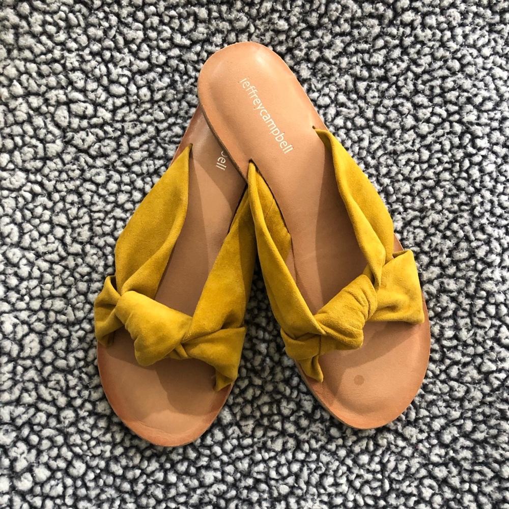 Jeffrey Campbell • Knot Sandals • Yellow